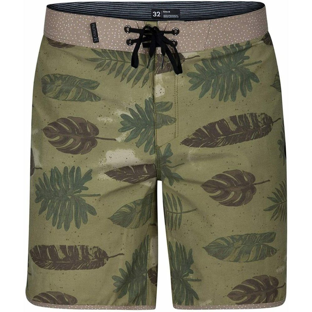 Hurley Men's Cabana 18" Boardshorts - Neutral Olive
